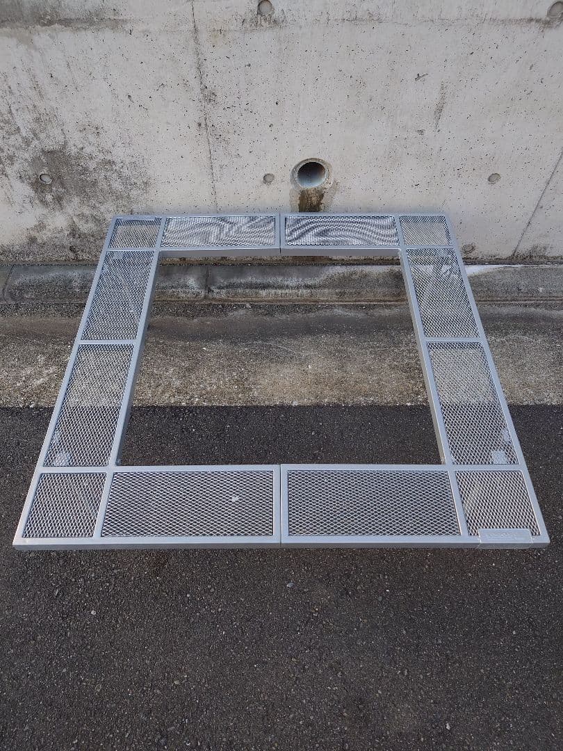 早い者勝ち！　美品！　LOGOS 囲炉裏テーブル 金属メッシュ 四角形