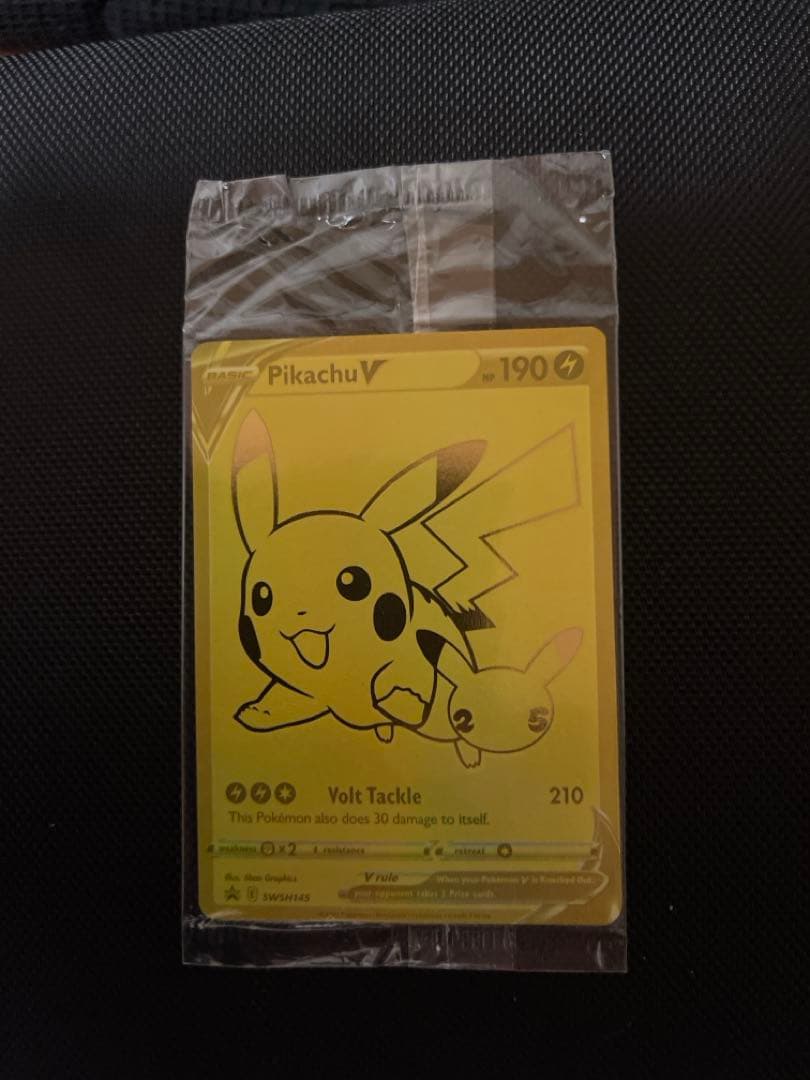 【最安値】ピカチュウv 海外英語版 未開封 25th ゴールデンボックス