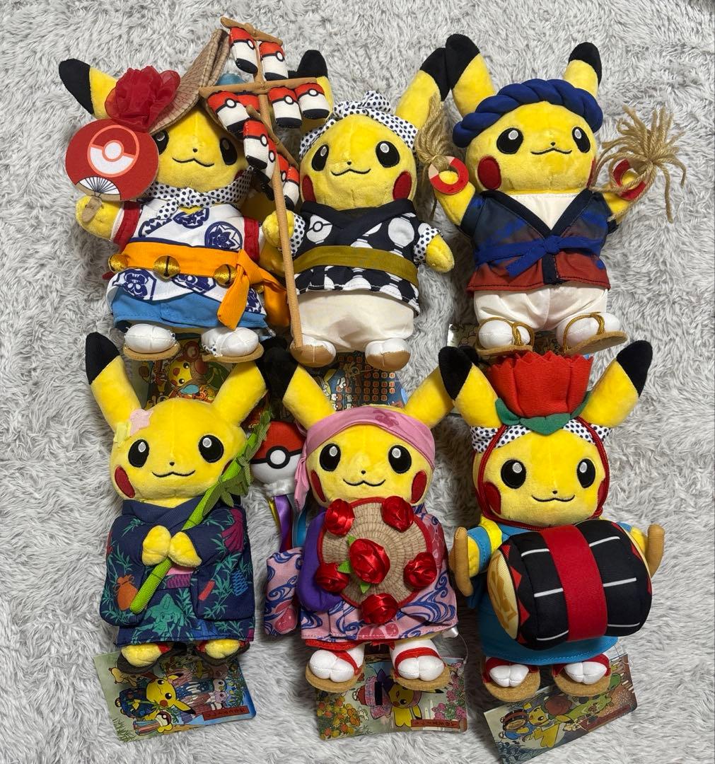 【新品】ポケモンセンタートウホク お祭り ぬいぐるみ6体セット