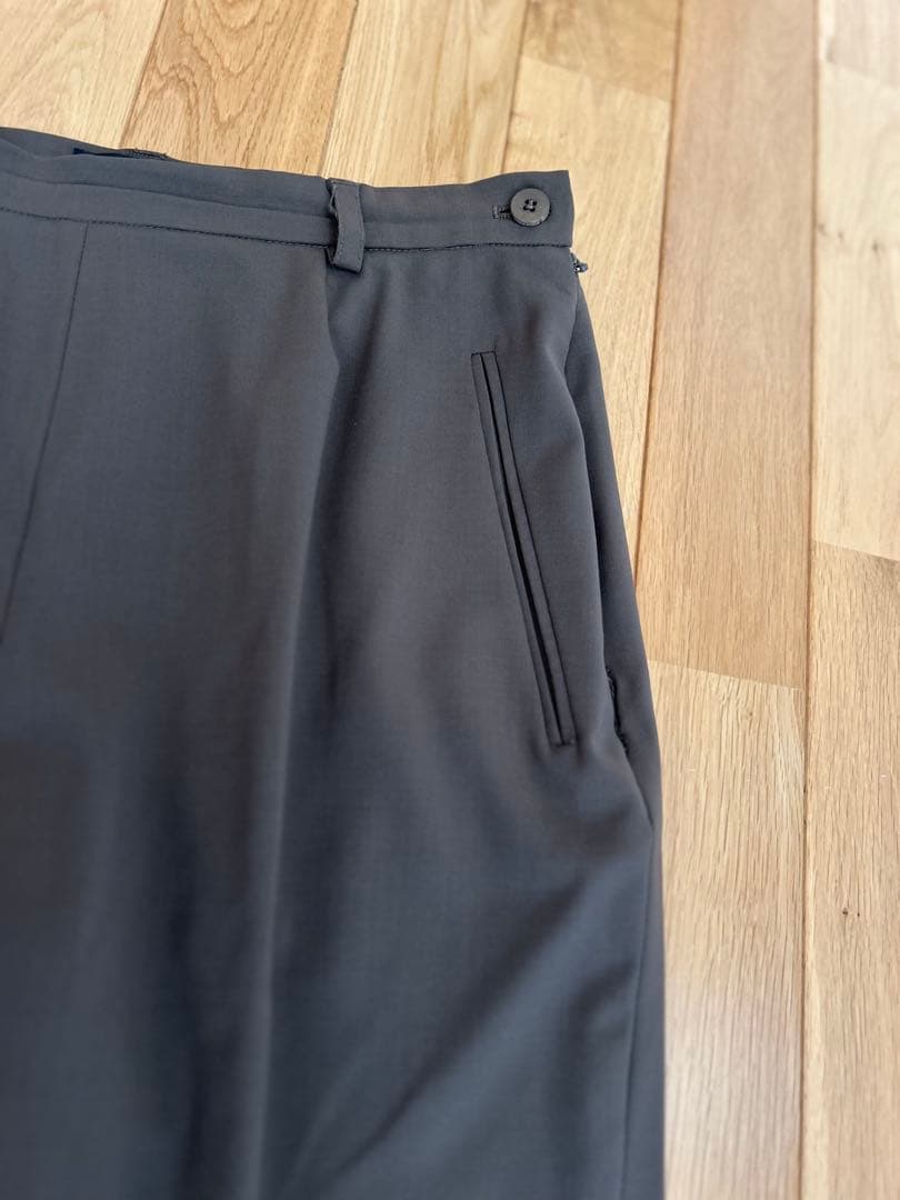 ETRO ダークブラウン パンツスーツ 上下セット ストレッチ生地