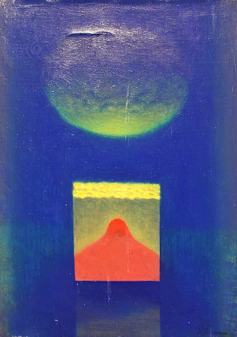 下浦康瑞【観念の小箱】 1974年 油彩 4号 78-26.jpg