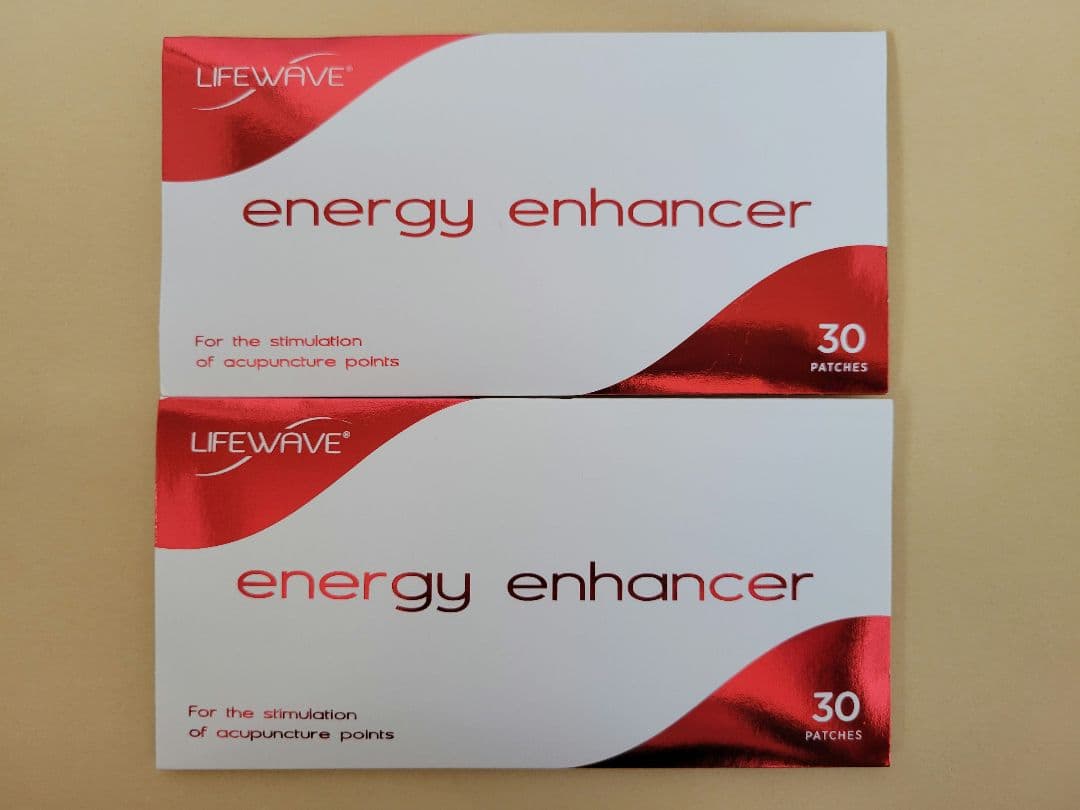 【エナジーエンハンサー2個セット】ライフウェーブ【正規品・アルミジップ付き】