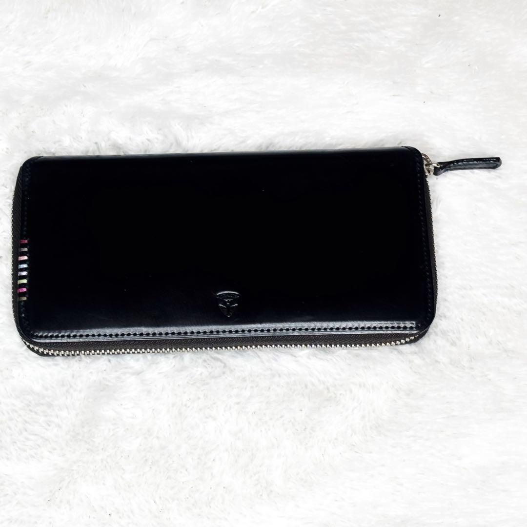 FUJITAKA フジタカ コードバン 長財布 ラウンドファスナー 本革 職人技