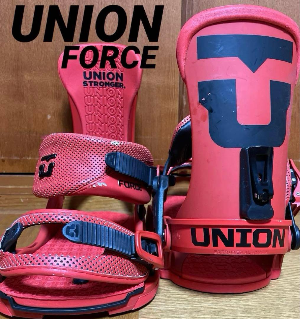 union ユニオン　FORCE TEAM ビンディング　フォース　チーム　赤