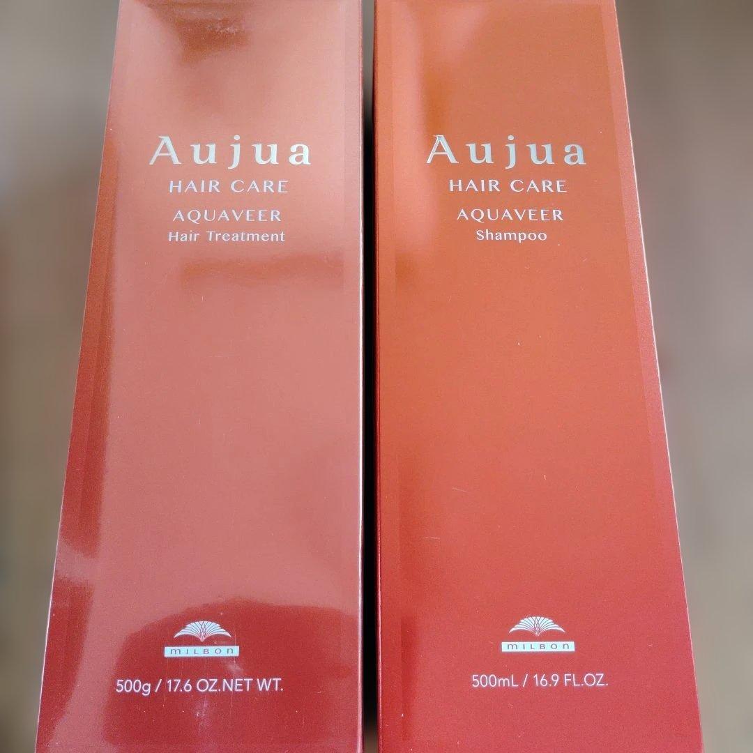 Aujua アクアヴィアシャンプー 500ml& トリートメント500mlセット
