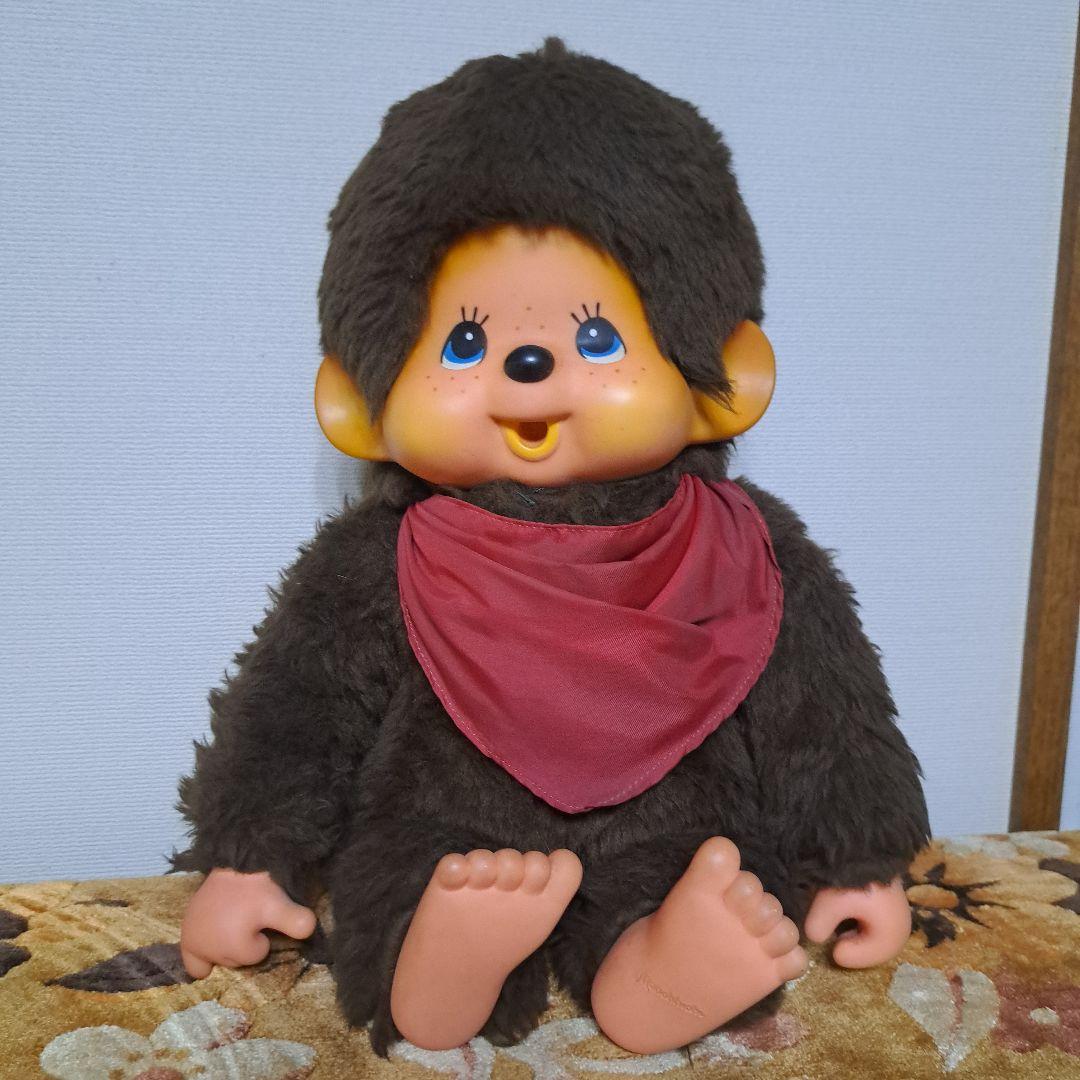 モンチッチ ぬいぐるみ 昭和 レトロ 刻印 ブルーアイ - メルカリ