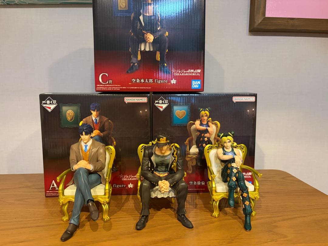 一番くじ ジョジョの奇妙な冒険 ジョジョワールド A賞 C賞 F賞＋おまけ