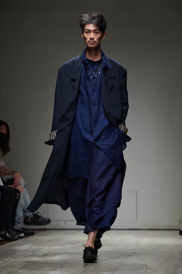 yohji yamamoto pour homme 23SS 藍染リネン シャツ