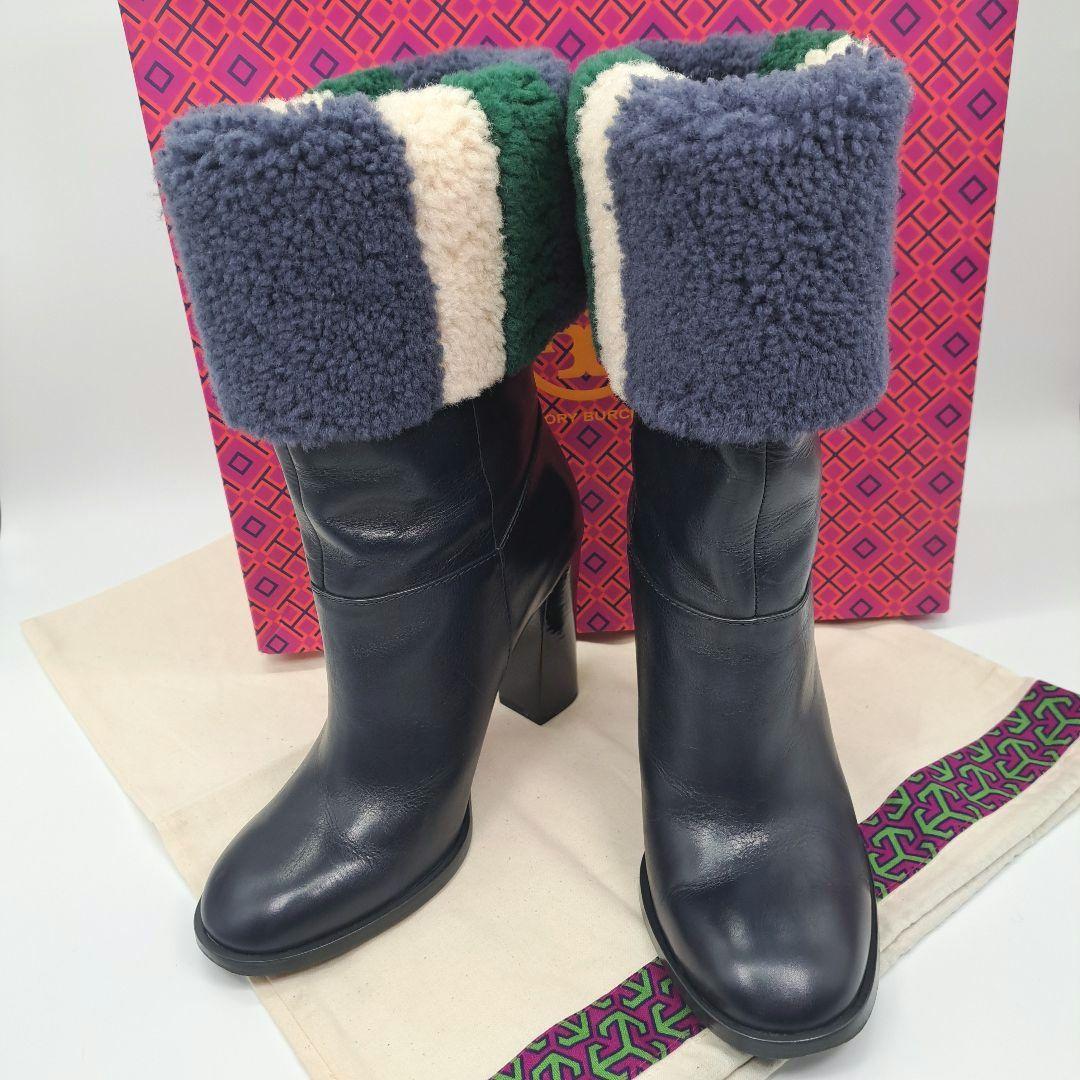 【専用】トリーバーチ　あったかボア　ロングブーツ　10cmヒール　24cm