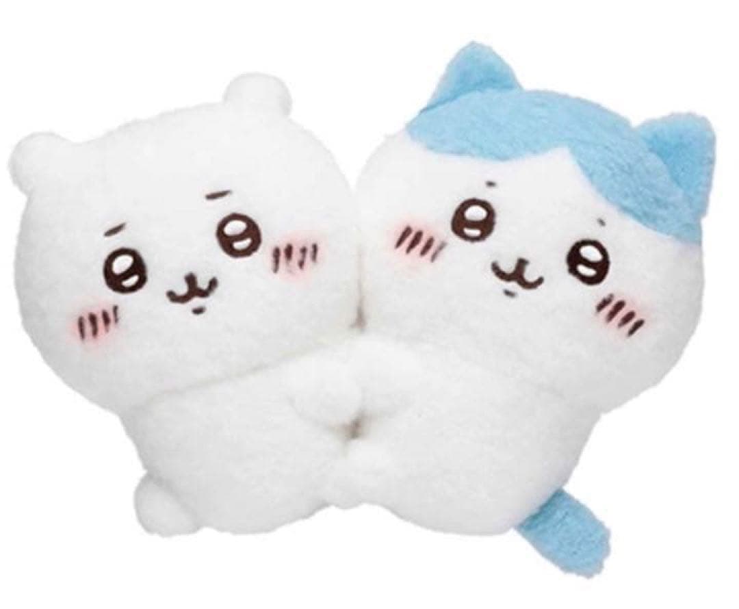 新品ちいかわ ほわほわぬいぐるみ　むぎゅっとしたちいかわハチワレ期間限定セール中