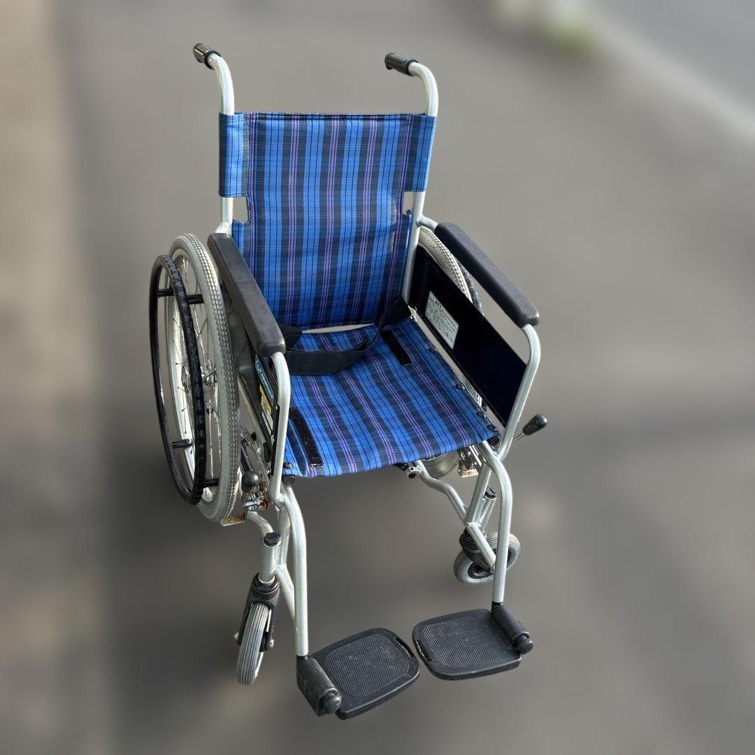 【中古】稲沢市引取歓迎　カワムラ　アルミ標準型　自走用車いす　KA102-40 カワムラサイクル】標準車いす KV22-40SB ｜車いすの格安通販【車椅子