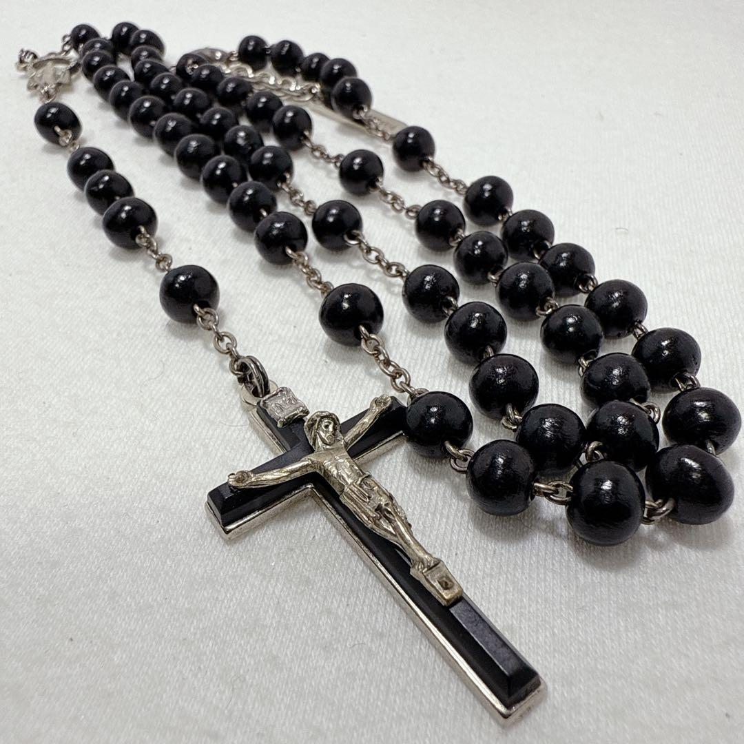 Dolce&Gabbana ドルガバ ブラックカラー ロザリオ ネックレス - メルカリ