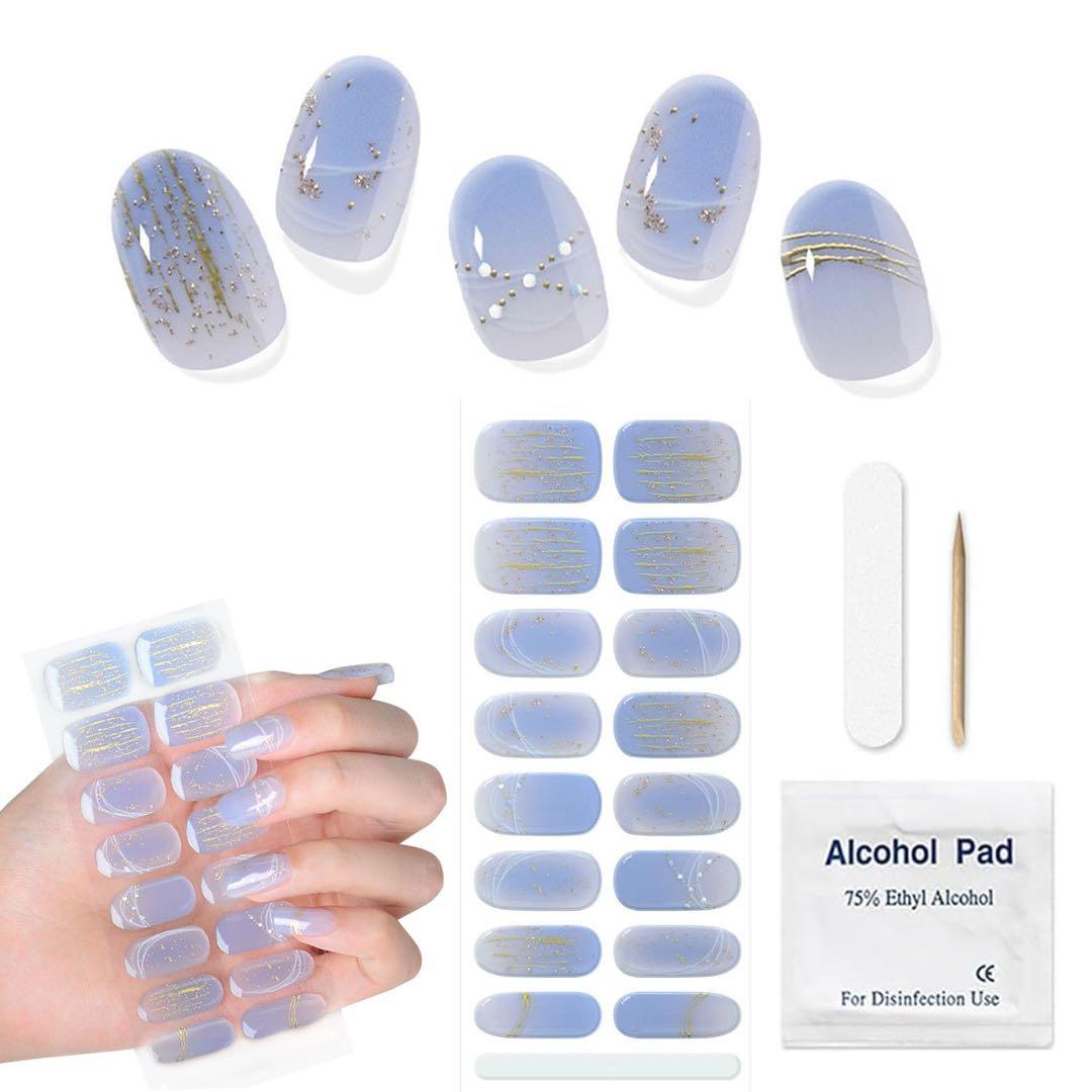 ジェルネイルストリップ　ネイルアート用ジェルネイルラップ