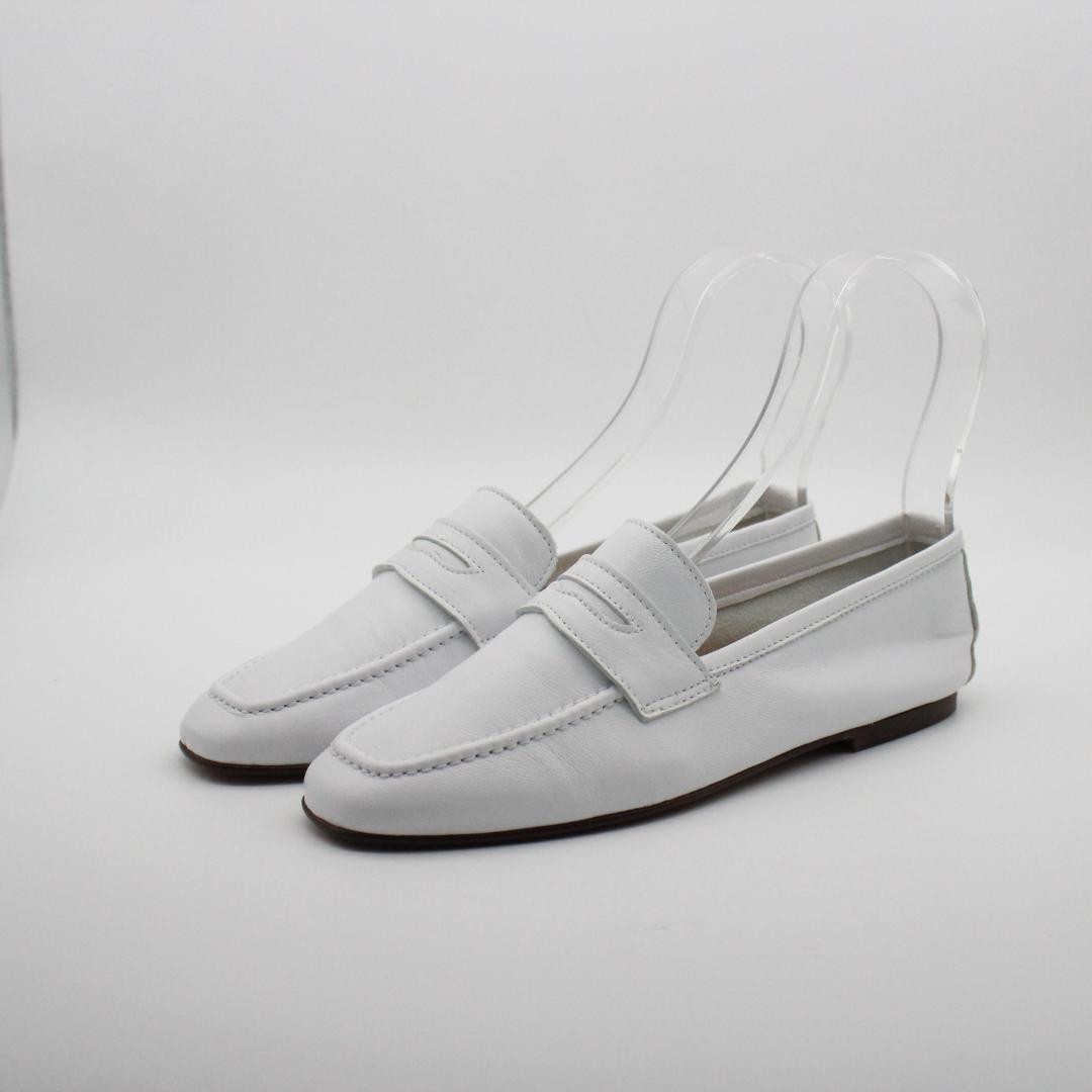 53■新品♪コルソローマ9 本革コンフォートローファー(37)