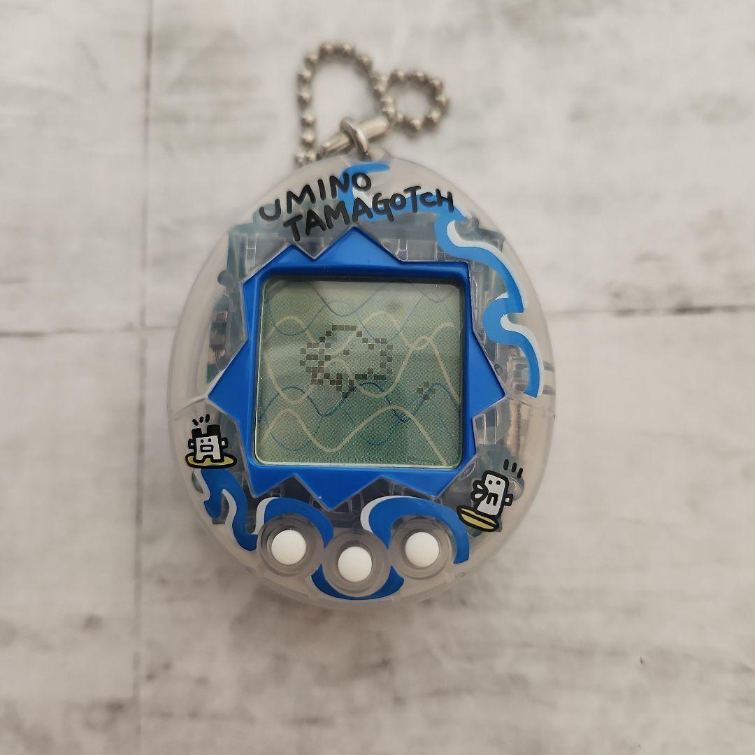 海で発見！！ たまごっち スケルトンブルー 1998年初代 レア - メルカリ