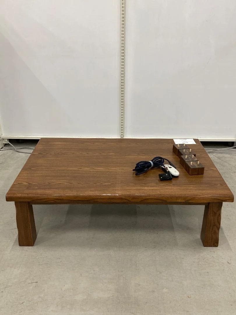 協立工芸 家具調コタツ 禅木製 長方形 こたつ 電源プラグ付き