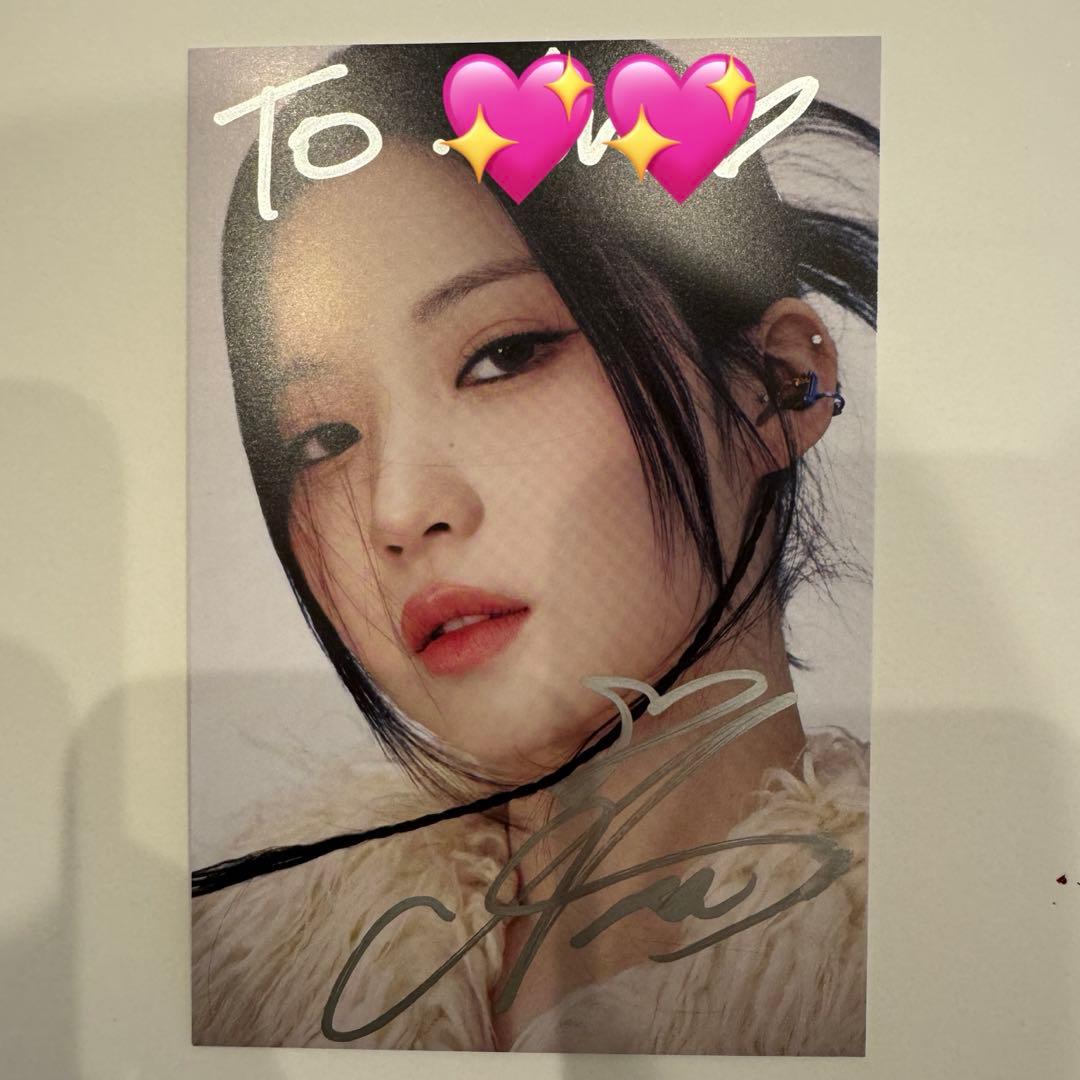 BABYMONSTER ポストカード アサ 直筆サイン サイン会 - メルカリ