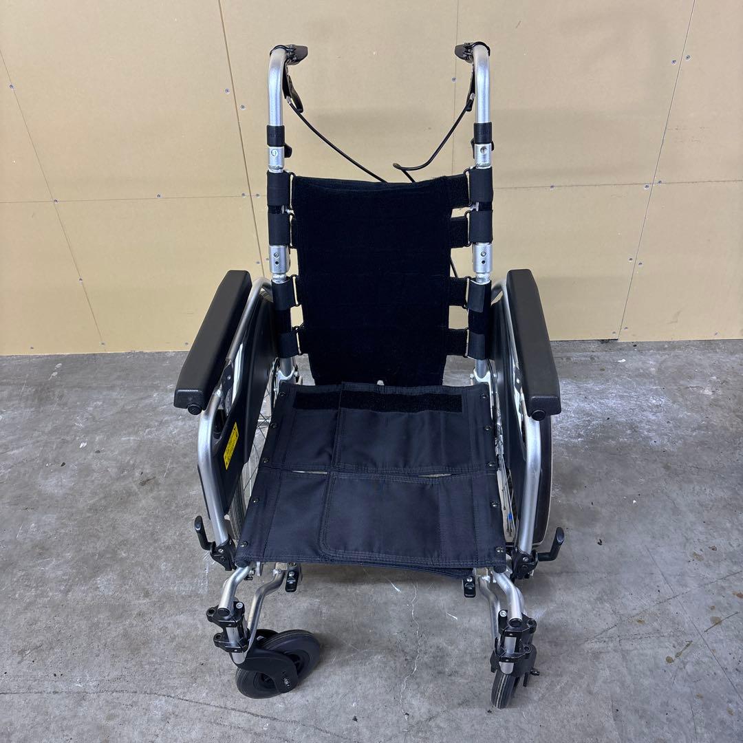 MiKi 自走用車椅子 アルミ製 黒色L6