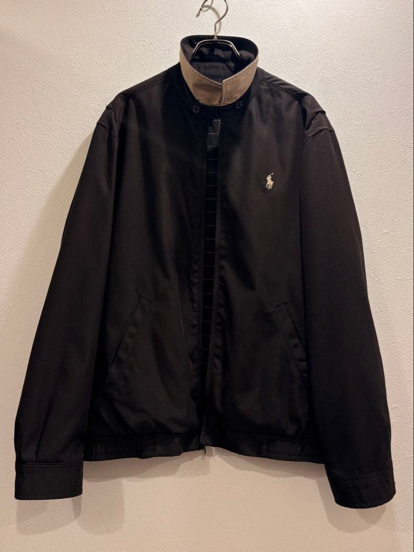 【美品】Polo by Ralph Lauren スウィングトップ ブラック M