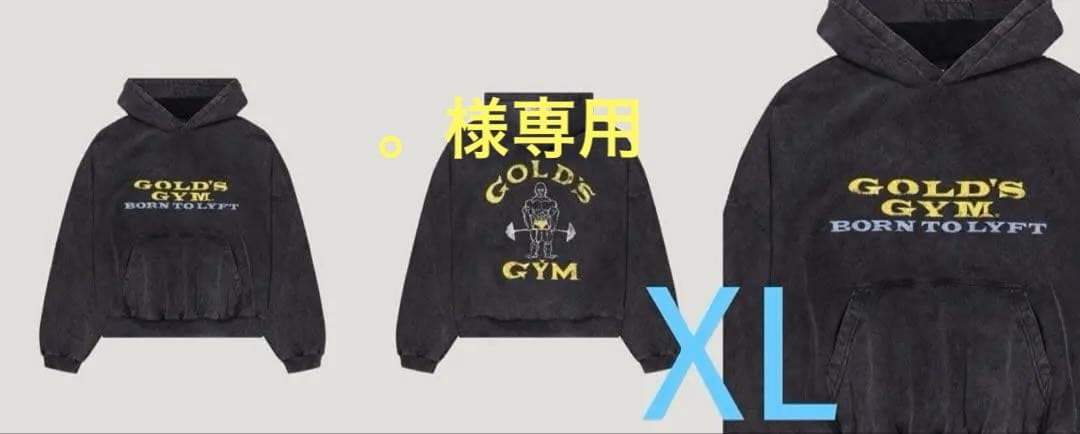 【激レア】lyft × GOLD GYMフーディーXＬ、TシャツＬ