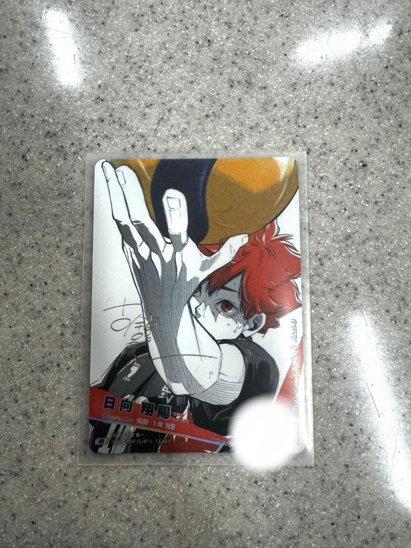 ハイキュー！！バボカ　サイン入り日向 翔陽 極 ハイキュー バボカ BREAK 日向翔陽 シリアルナンバー入 サイン 極