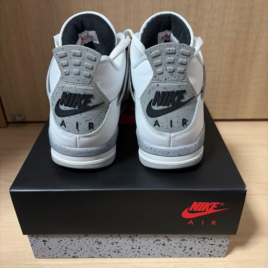 ナイキ エアジョーダン 4 \"ホワイト/セメント\" 27.5cm