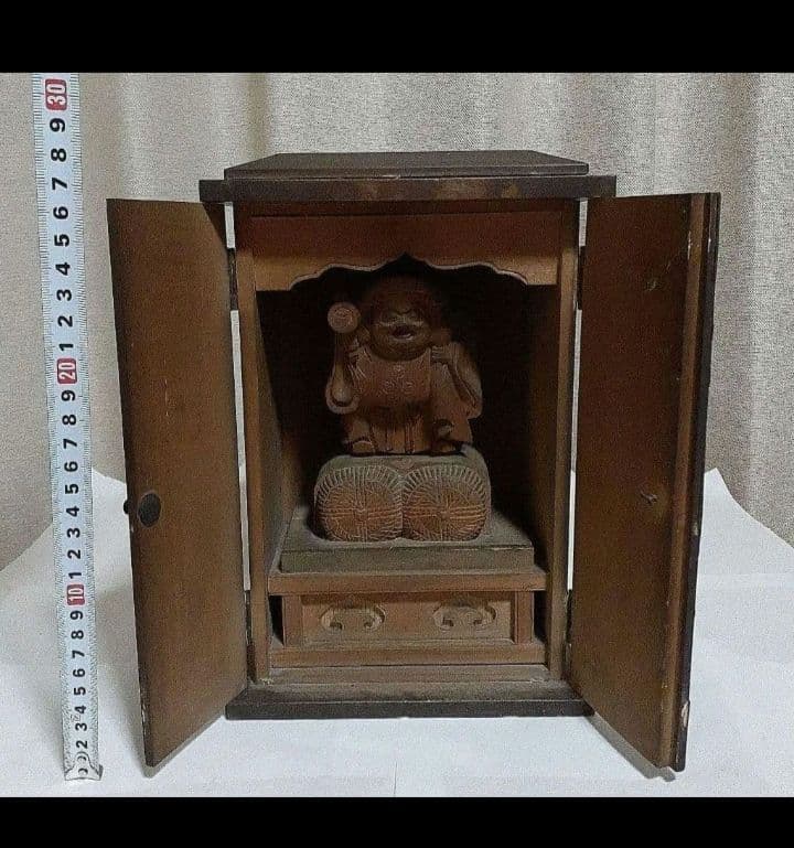 大黒天　　仏像　大型厨子