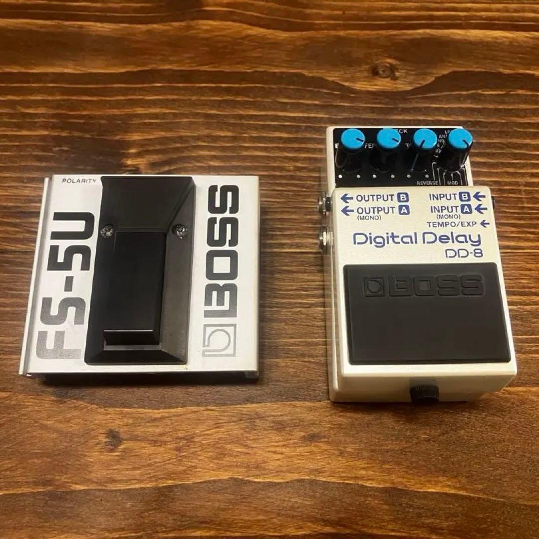 値下げしました。BOSS ディレイセット DD-8 FS-5U