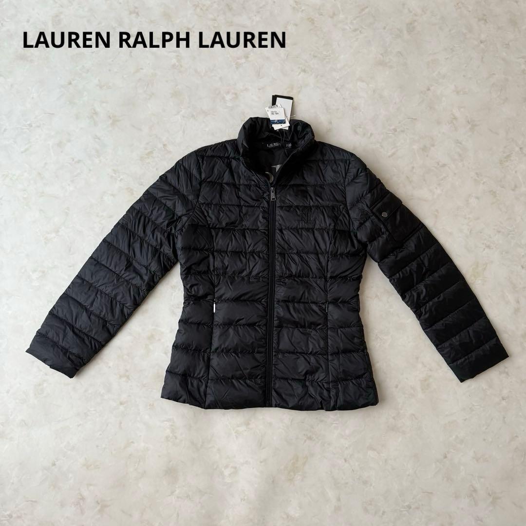 新品タグ付きラルフローレン　ダウンジャケット ブラック レディース S ロゴ付き