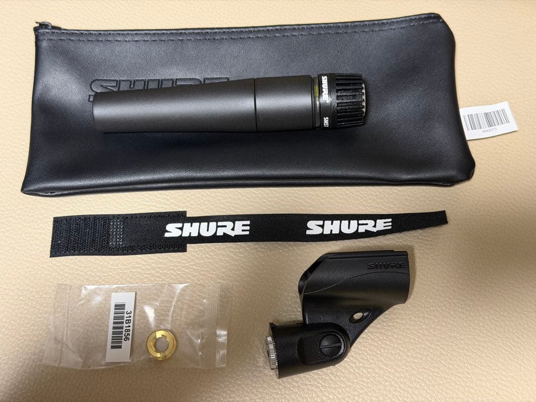 【美品】 SHURE SM57 ダイナミックマイク 楽器用 ③