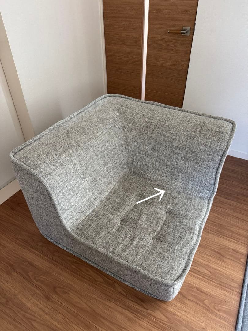 【ヨギボー】モジュ コーナー ホワイトバーチ　送料無料