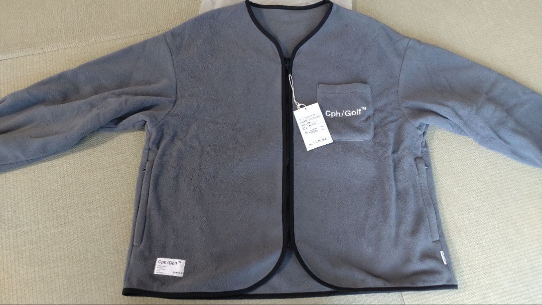 新品 Cph/golf キャプテンズヘルムゴルフフリースノーカラージャケット M