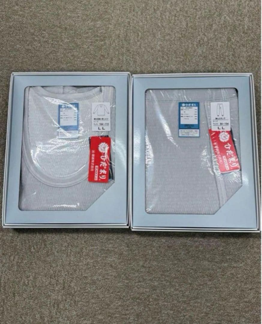 紳士LL☆送料無料☆ひだまり肌着上下セット【ラビセーヌ】紳士　LLサイズ