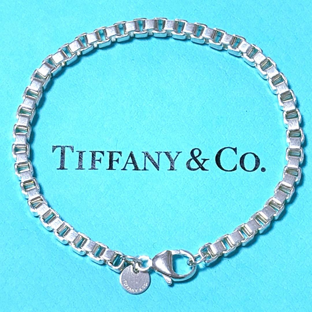 美品】19cm TIffany ティファニー ベネチアンブレスレット 925 - メルカリ