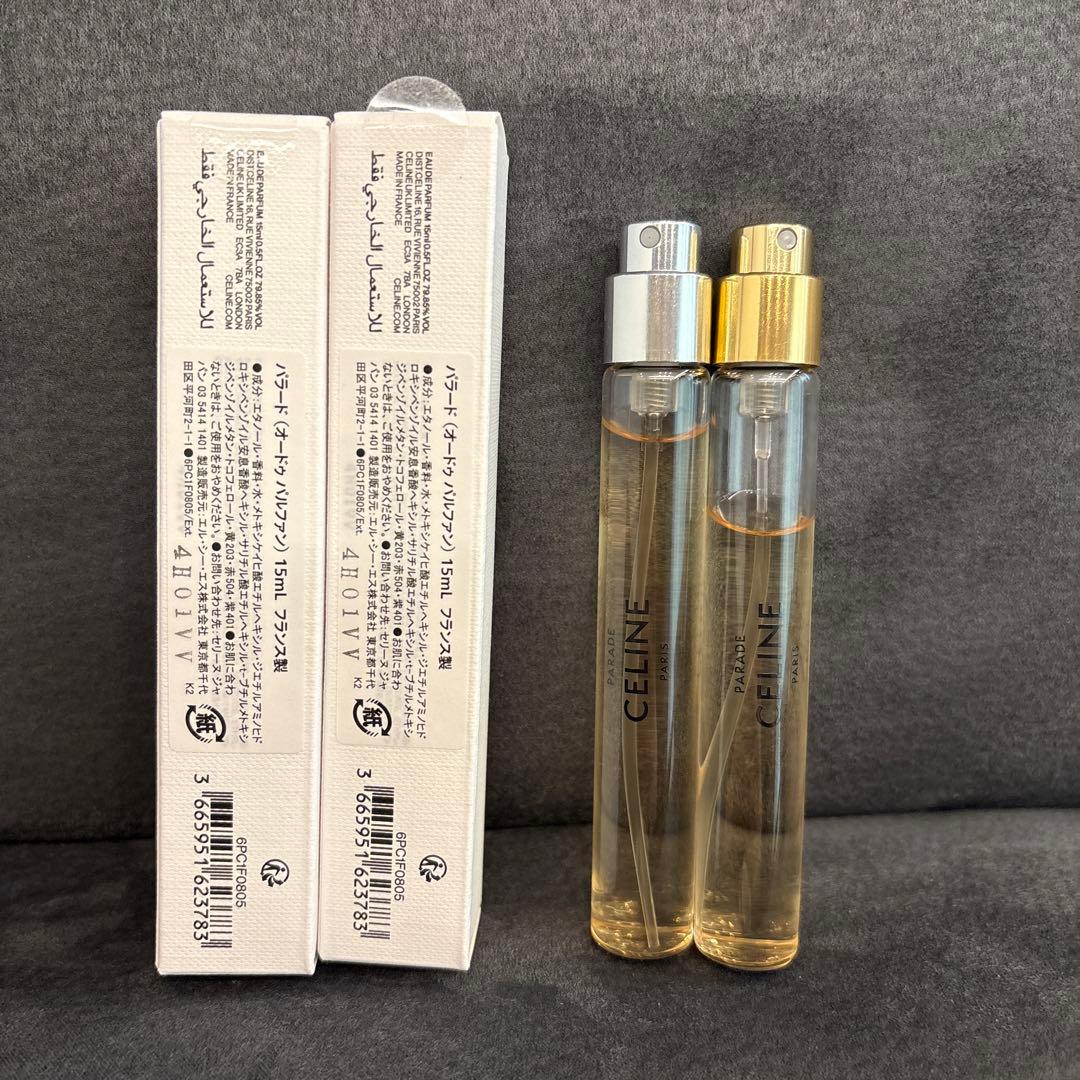 CELINE トラベルスプレー リフィル×2 パラード ブラックタイ 15ml