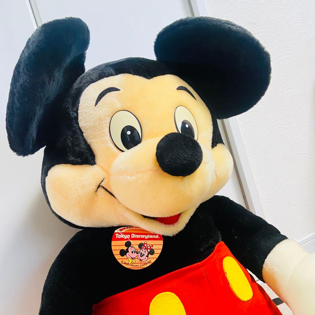 ミッキーマウス 特大ぬいぐるみ ヴィンテージ 日本製 昭和レトロ