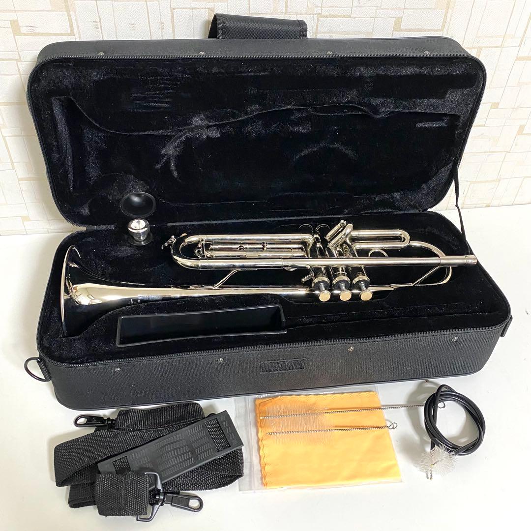 Eastar イースター ETR-380N トランペット ケース付き Eastar ETR-380N Silver Standard Trumpet Bb トランペット シルバー