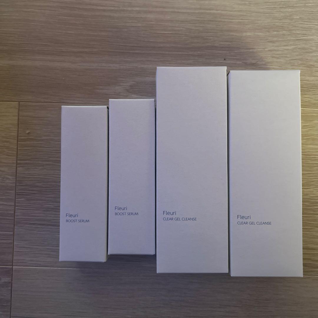ミニ子さん専用Fleur クリアジェルクレンザー & ブーストセラム セット