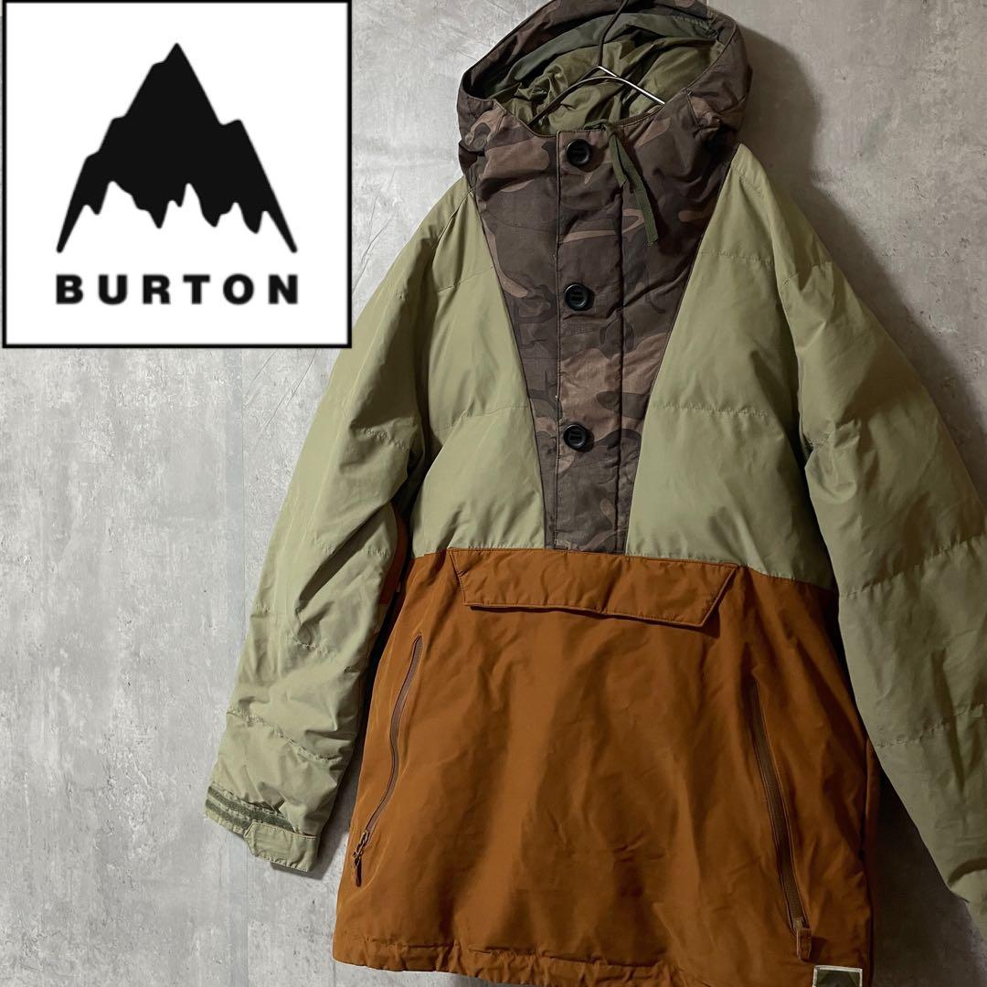 Burtonバートンスキーウェアスノーボードジャケットハーフジップパーカーフード