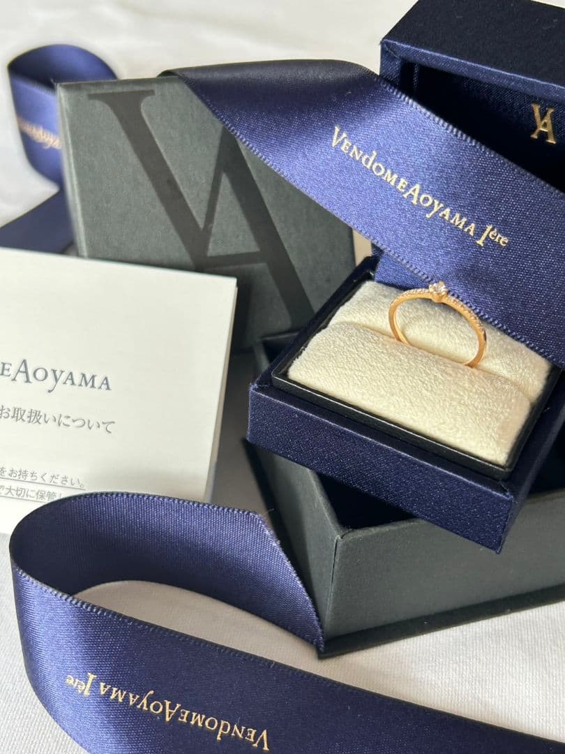 【保証書あり無料でサイズ変更可能】ヴァンドーム青山 ダイヤモンドリング