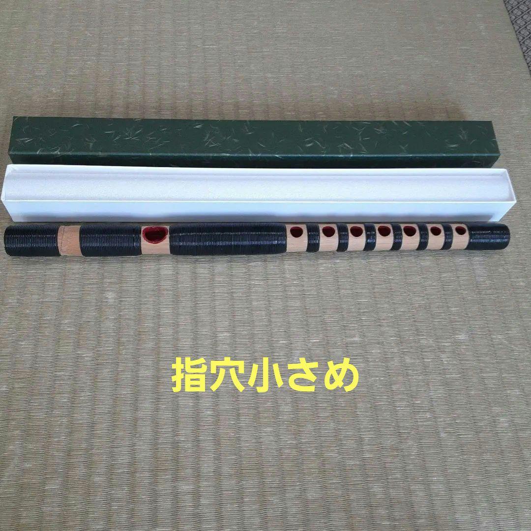 雅楽　龍笛　白竹　籐巻き　指穴小さめ