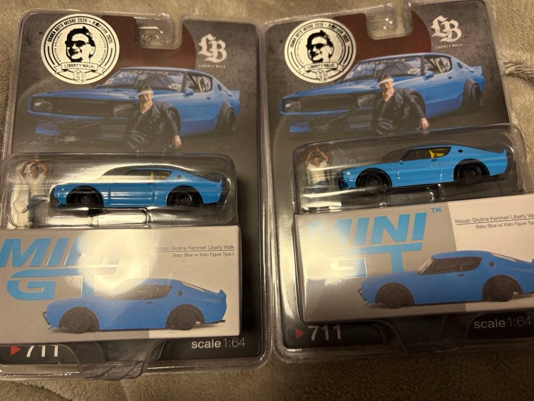 MINI GT 大阪オートメッセ限定2025リバティーウォーク ケンメリ　ブルー