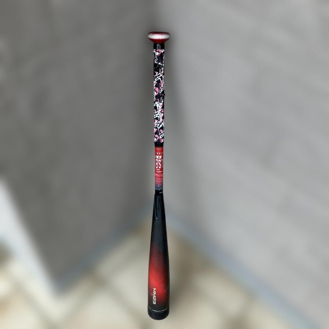 MM23 軟式バット レッド/ブラック　84センチ 未使用バットケース付き エスエスケイ（SSK） 一般軟式FRP製バット MM23 専用バットケース付