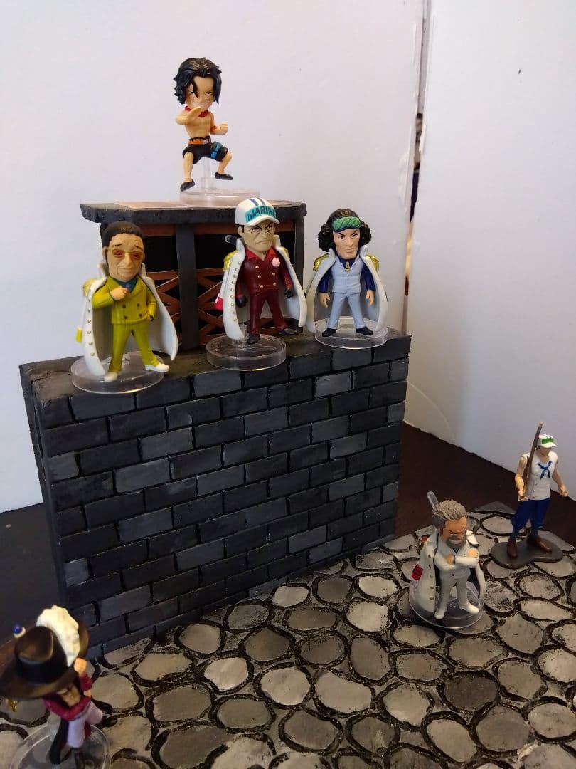 送料込み・即日発送】ジオラマ マリンフォード 頂上戦争 海軍本部