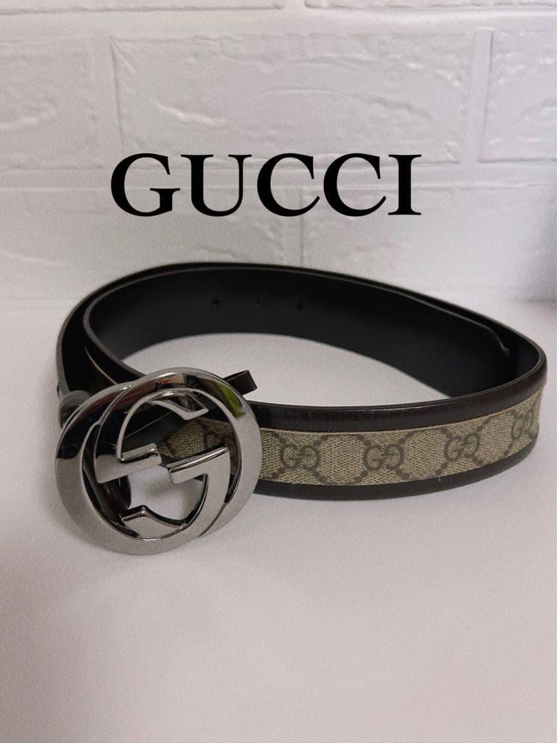 グッチ　GUCCI ベルト　インターロッキングG GGモチーフ
