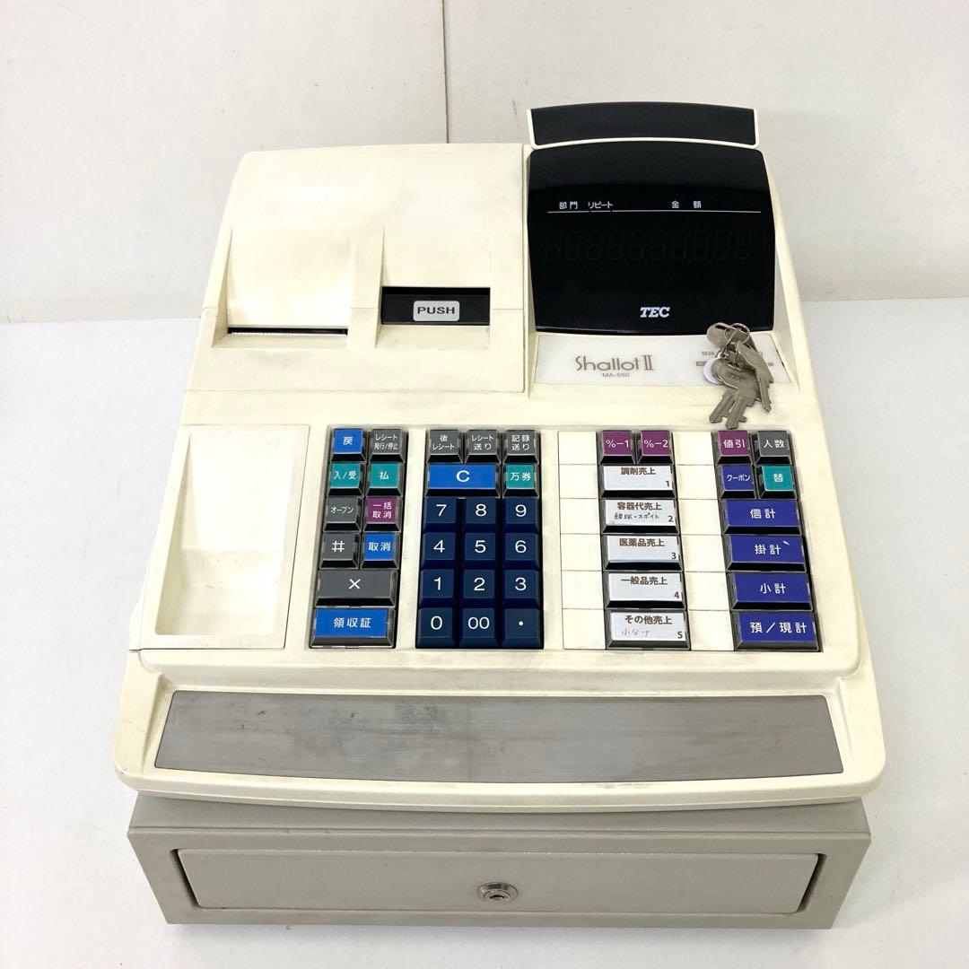 89-A TEC 電子レジスター MA-550 ジャンク