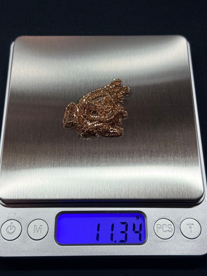 喜平　K18 11.34g 45㎝　　12面トリプル