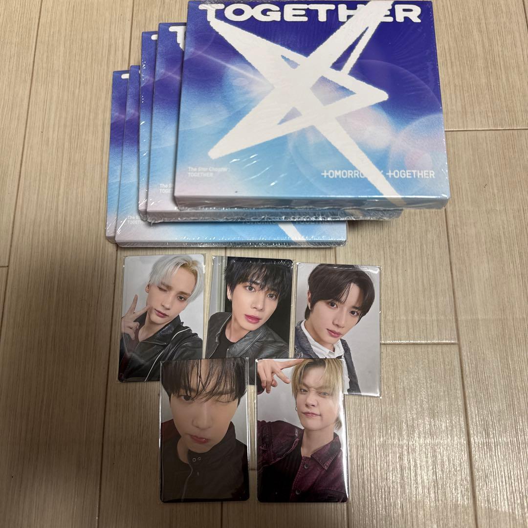 [新品未開封]txt together ソロ5形態 東京会場限定トレカ付き