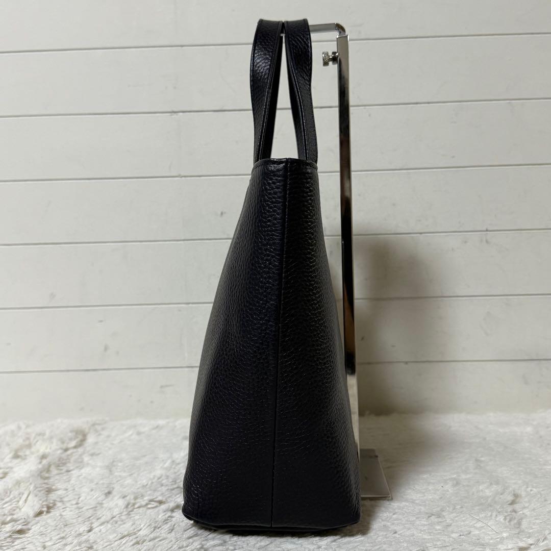 ⭐️新品未使用⭐️ ハッシュタグ トートバッグ レザーバッグ ネイビー