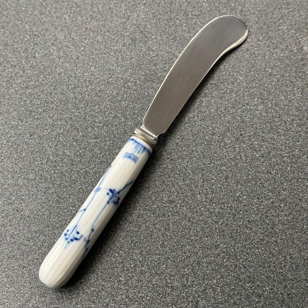 【希少品】ロイヤルコペンハーゲン ブルーフルーテッド　バターナイフ